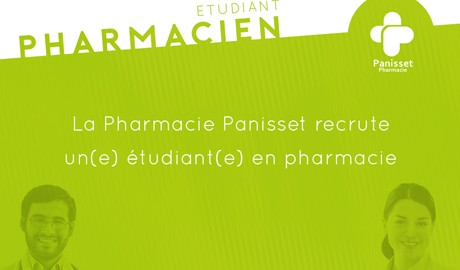 La pharmacie panisset à Lyon 8 recrute un(e) étudiant(e) pour 2016